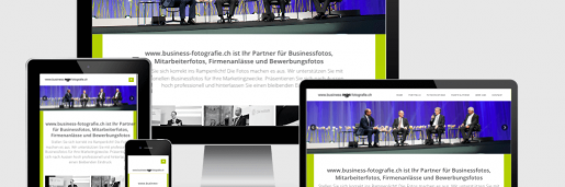 Wordpress Homepage für business-fotografie.ch