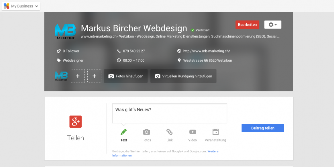 googlemybusiness Google My Business Lokales SEO